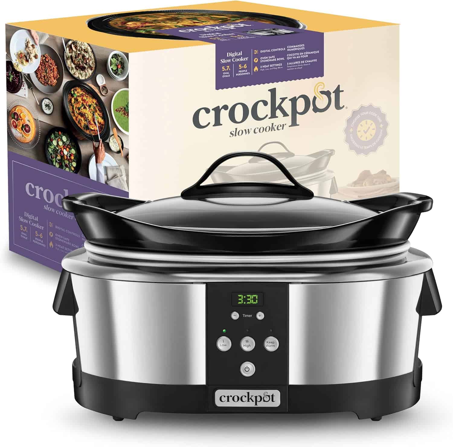 Crock-Pot 5 Olla Lenta 5.7L
