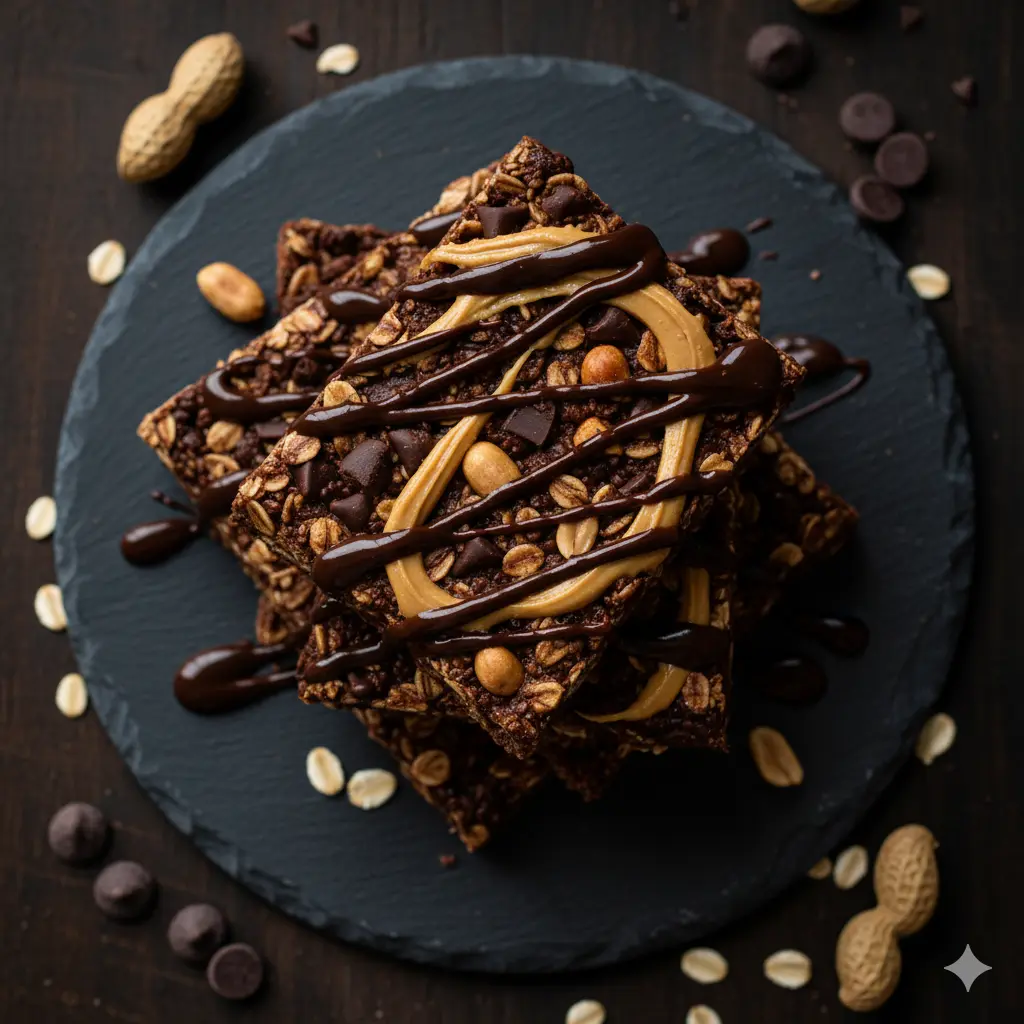 Barritas de Avena y Chocolate (Fáciles y Rápidas) | Emma