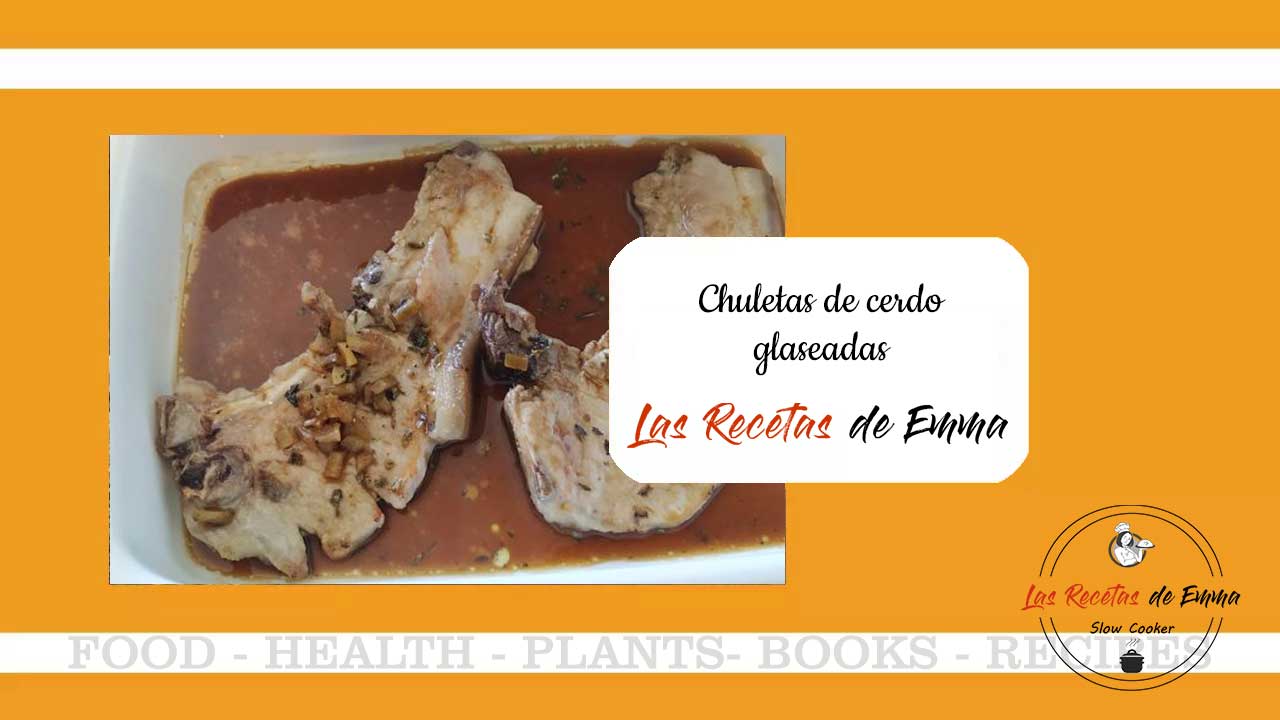 Chuletas de cerdo al horno glaseadas