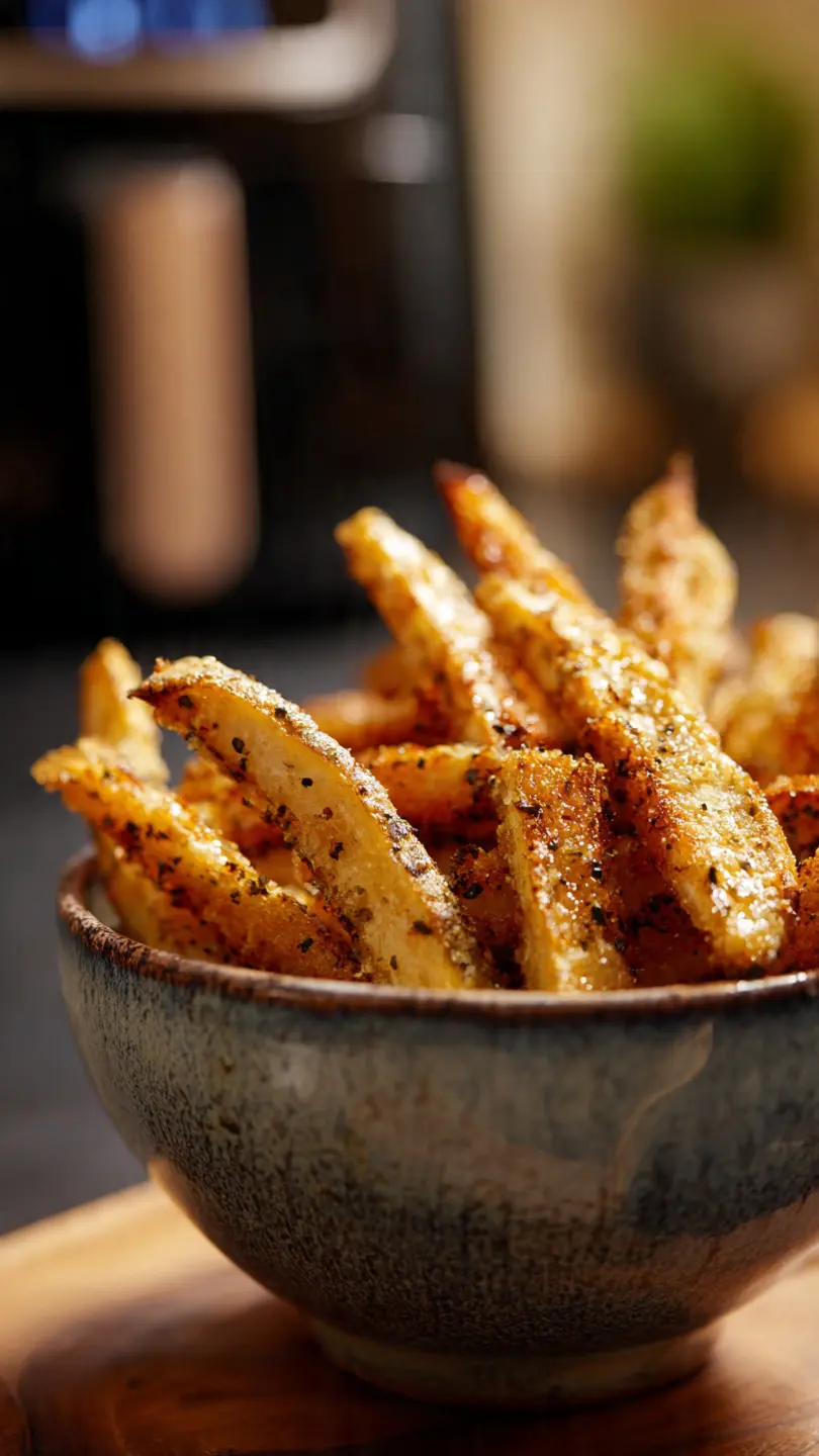 Berenjenas en freidora de aire