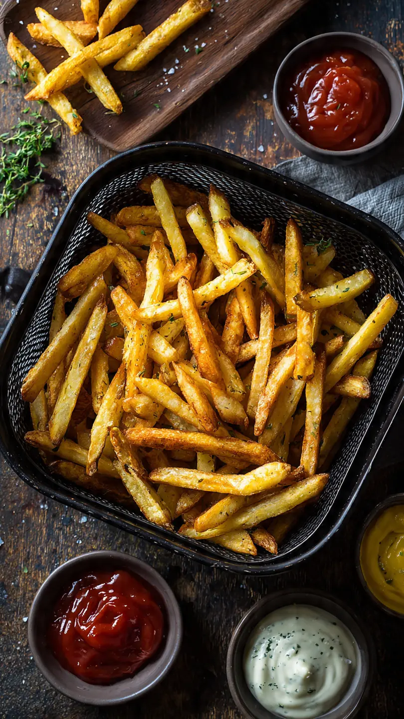 Patatas Fritas Crujientes en Freidora de Aire 🍟 Cómo hacerlas perfectas