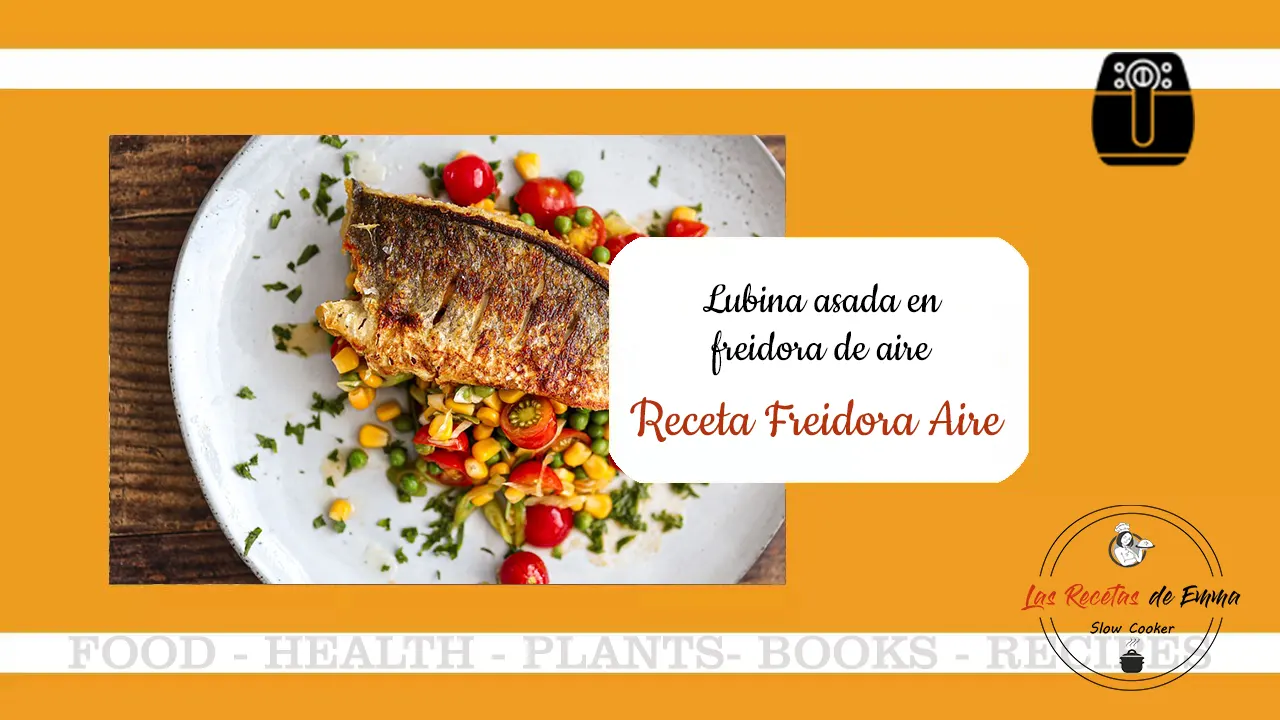 Lubina en freidora de aire