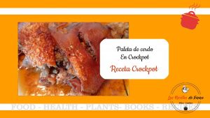 Paleta de cerdo en olla de cocción lenta