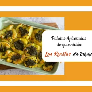 Patatas aplastadas de guarnición