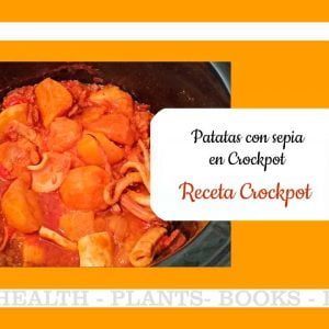 Patatas con sepia en olla lenta