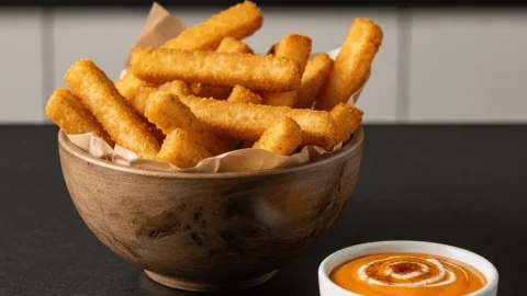 Patatas Fritas Crujientes en Freidora de Aire: El Secreto de la Guarnición Perfecta