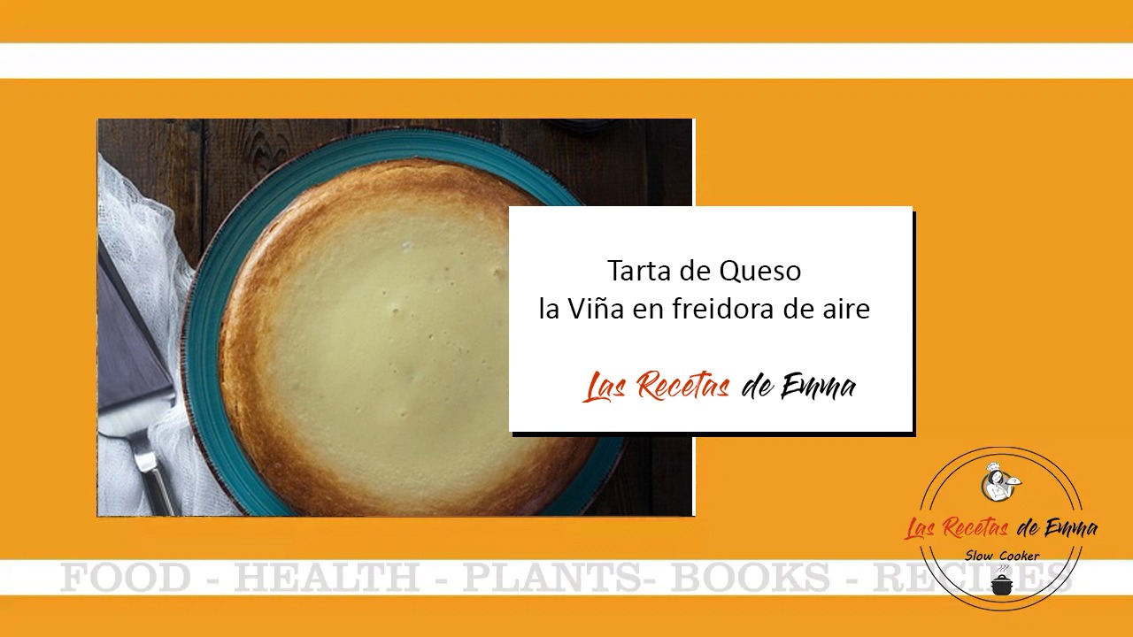 Tarta de queso tipo La Viña en freidora de aire